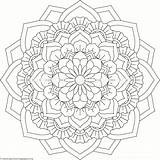 Mandala Getcoloringpages sketch template