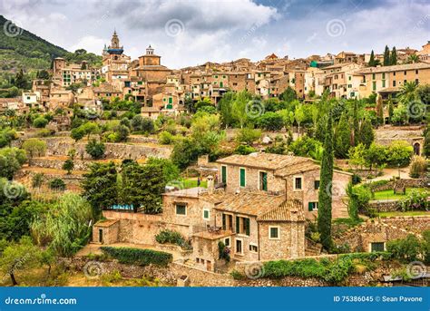 valldemossa mallorca spain stock image image  palma hills