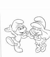 Colorare Puffi Smurfs Personaggi sketch template