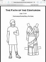 Heals Centurion Servant Centurions Sick Ephesians Miracles Siervo Mama sketch template