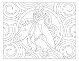 Pokemon Empoleon Coloring Windingpathsart sketch template