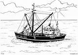 Pesca Para Boat Colorear Dibujo Coloring Barco Fishing Fischerboot Malvorlage Dibujos Ausmalbilder Zum Pages Ausdrucken Large Imprimir Edupics sketch template