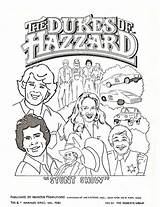 Hazzard Dukes sketch template