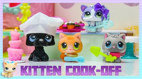 littlest pet shop  kitten show  kitten cook  youtube