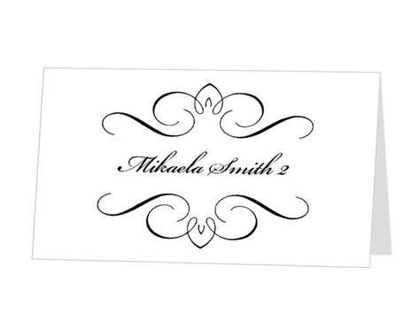 images  place card template word diy wedding place cards