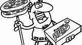 Coloring Pages Pizza Steve Hut Getdrawings sketch template
