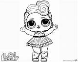 Lol Coloring Surprise Doll Pages Luxe Printable Bettercoloring sketch template