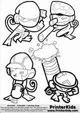 Tower Bloons Monkey Td5 Motive sketch template