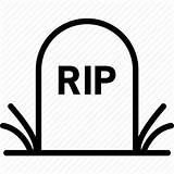 Rip Headstone Vectorified sketch template