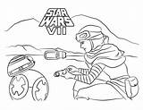 Bb8 Colorear Kolorowanki Force Awakens Dzieci Bestcoloringpagesforkids Starwars sketch template