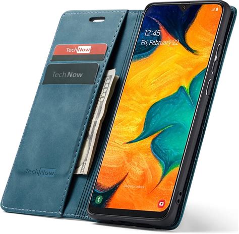 bolcom samsung  telefoonhoesje samsung galaxy  hoesje book case slimline blauw