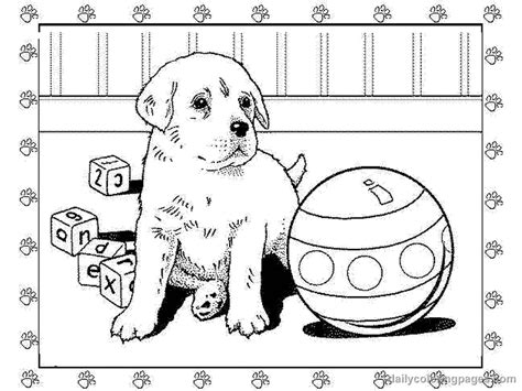 puppy coloring pages  girls   puppy coloring pages