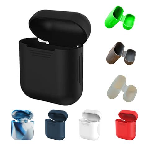 earpods soft silicone case  apple airpod shockproof cover hook airpods earphone cases air