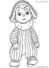 Coloring Pages Pandy Andy Cartoon Character Color Printable Sheets Found sketch template