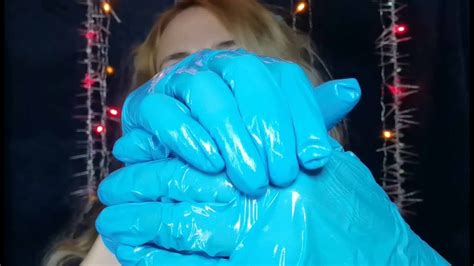 Asmr Oil Gloves Latex Trigger Crispy Sounds Youtube
