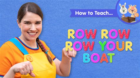 teach row row row  boat super simple
