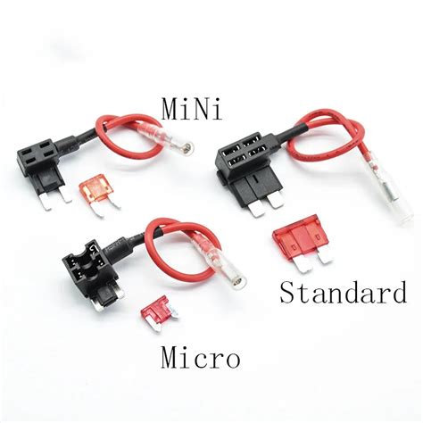 microministandard size car fuse holder add  circuit piggy