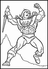 Heman Ra Colorear Masters Kolorowanki Motu Dzieci Trickfilmfiguren Ausmalen Malvorlage Gratismalvorlagen Wydruku sketch template