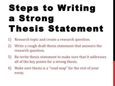 thesis statements  writing center   thesis statement