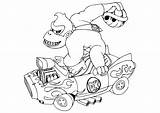 Mario Kart Coloring Kong Donkey Pages Kids Color Coloriage Printable Characters Coloriages Print Template sketch template