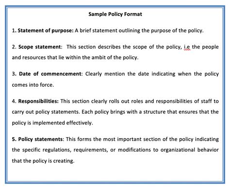 sample policy format fundsforngos