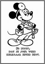 Mouse Mickey Ziek Kleurplaten Dokter sketch template
