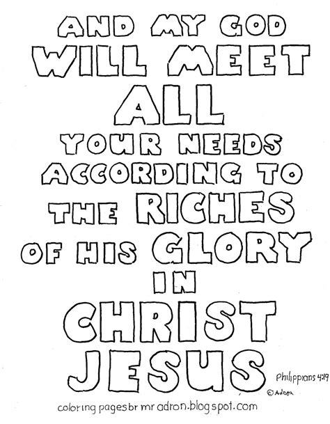 coloring pages  kids   adron  philippians  bible vese