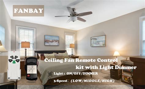 amazoncom fanbay universal ceiling fan remote control kit replacement  hampton bay harbor