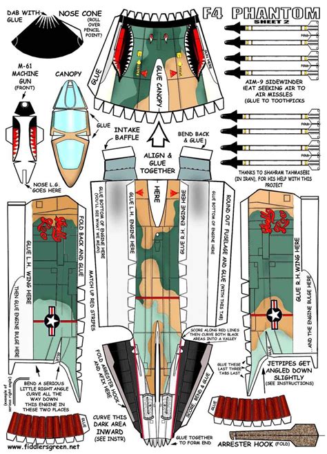 pin  paper models