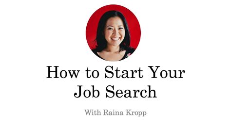 start  job search youtube