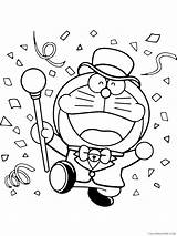 Doraemon Coloring4free sketch template