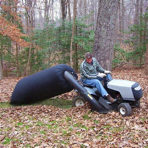 xxin lawn tractor leaf bag riding mower huge universal collection system storage bag