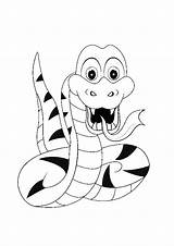 Schlange Cobra Colorir Serpientes Snakes Desenhar Feito Thanos Negra Pantera Malvorlagen Desenhos sketch template