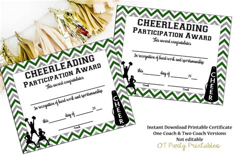 cheerleading certificates cheerleading award certificate gambaran