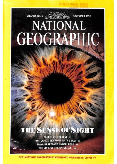 cover print  national geographic magazine november