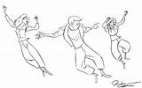 Coloring Pages Dance Jazz Dancer Tap Drawing Irish Hop Hip Tango Dancing Color Dancers Clipart Sheet Utah Ballet Getcolorings Printable sketch template