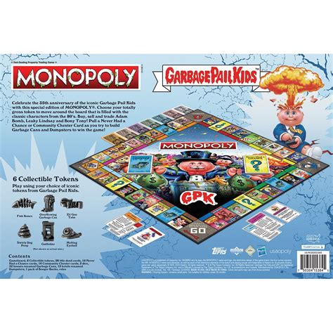 garbage pail kids monopoly game entertainment earth