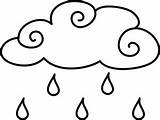 Clipart Weather Raindrop Rain Clip Raindrops Cloud Coloring Drops Pages Clouds Drawing Printable Falling Cartoon Clipartbest Raincloud Cliparts Rainy Continuous sketch template