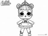 Lol Coloring Pages Glitter Stage Center Printable Kids Bettercoloring Print sketch template