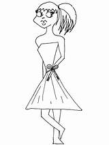 Coloring Pages Girl Sexy Princess Book Irish sketch template