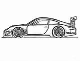 Porsche Spyder Ausmalbilder Colouring Clipart Coloringhome Coloriageetdessins Corvette Gte Laguerche sketch template