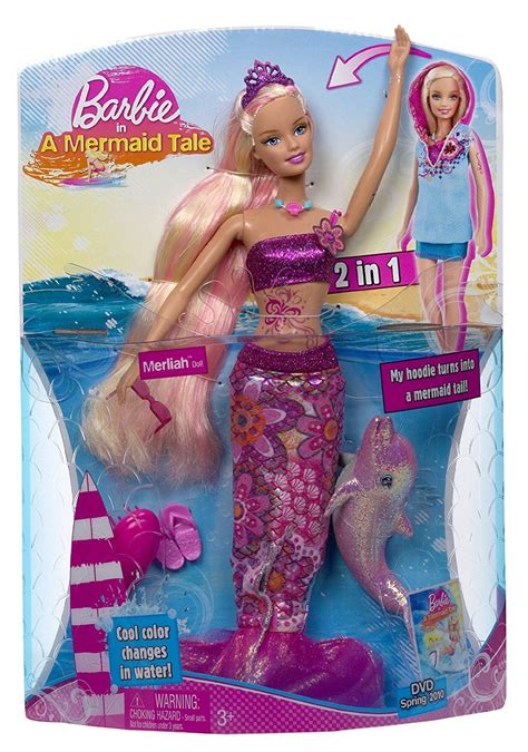 amazoncom barbie   mermaid tale merliah doll toys games