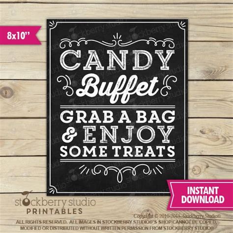 candy buffet sign printable graduation candy bar sign grab  etsy