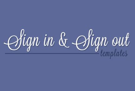 sign   sign  templates