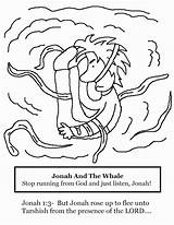 Jonah Whale Coloring Pages Fish Big Lesson Sunday School Popular Belly Church Collection House Churchhousecollection May sketch template
