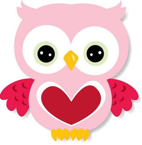 heart clipart owl  owl clip art owl valentines valentine clipart