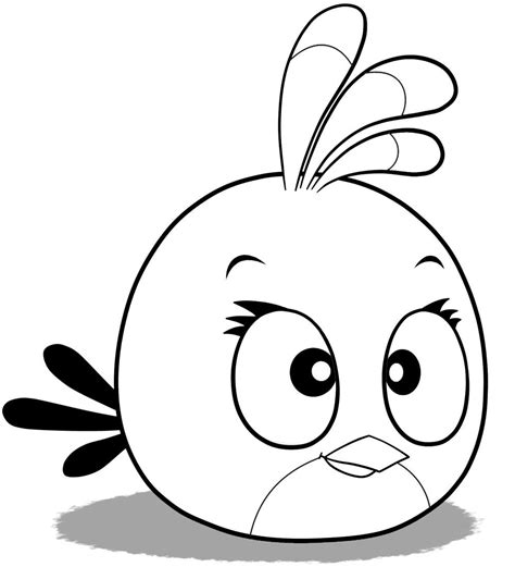 printable angry bird coloring pages  kids