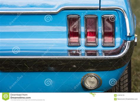 american vintage car rear view stock photo image  ford chevy