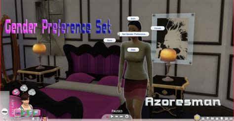 Gender Preference Set By Azoresman At Mod The Sims Sims