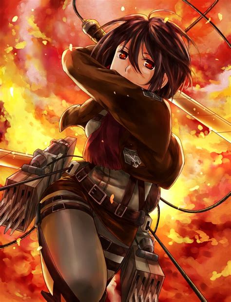 Mikasa Mikasa Anime Attack On Titan